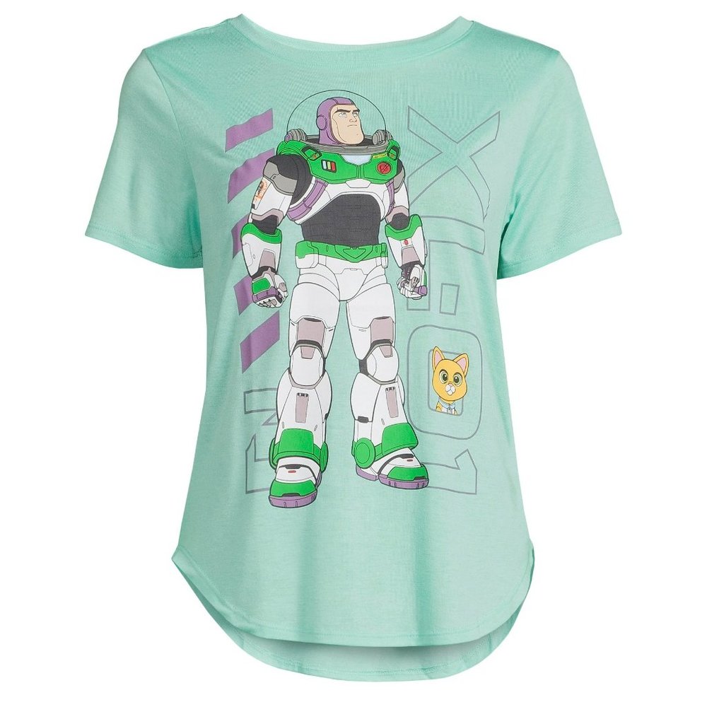 Disney Pixar Toy Story Buzz Lightyear Women's Graphic Tee NWT